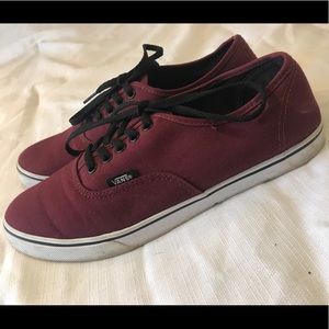 Maroon Vans